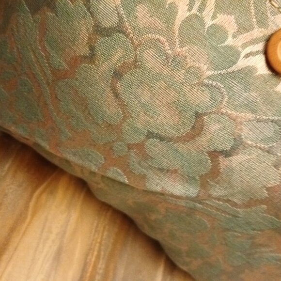 New Zippy Hanging Satin Wristlet Clutch Pouch Make-up Bags Button detail Florals - Picture 6 of 16